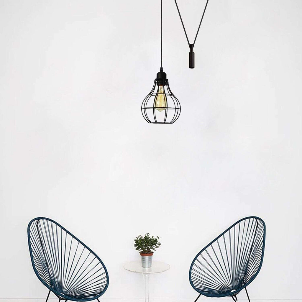 Hanging Pendant Lamp Retro Industrial Vintage Light Ledsone