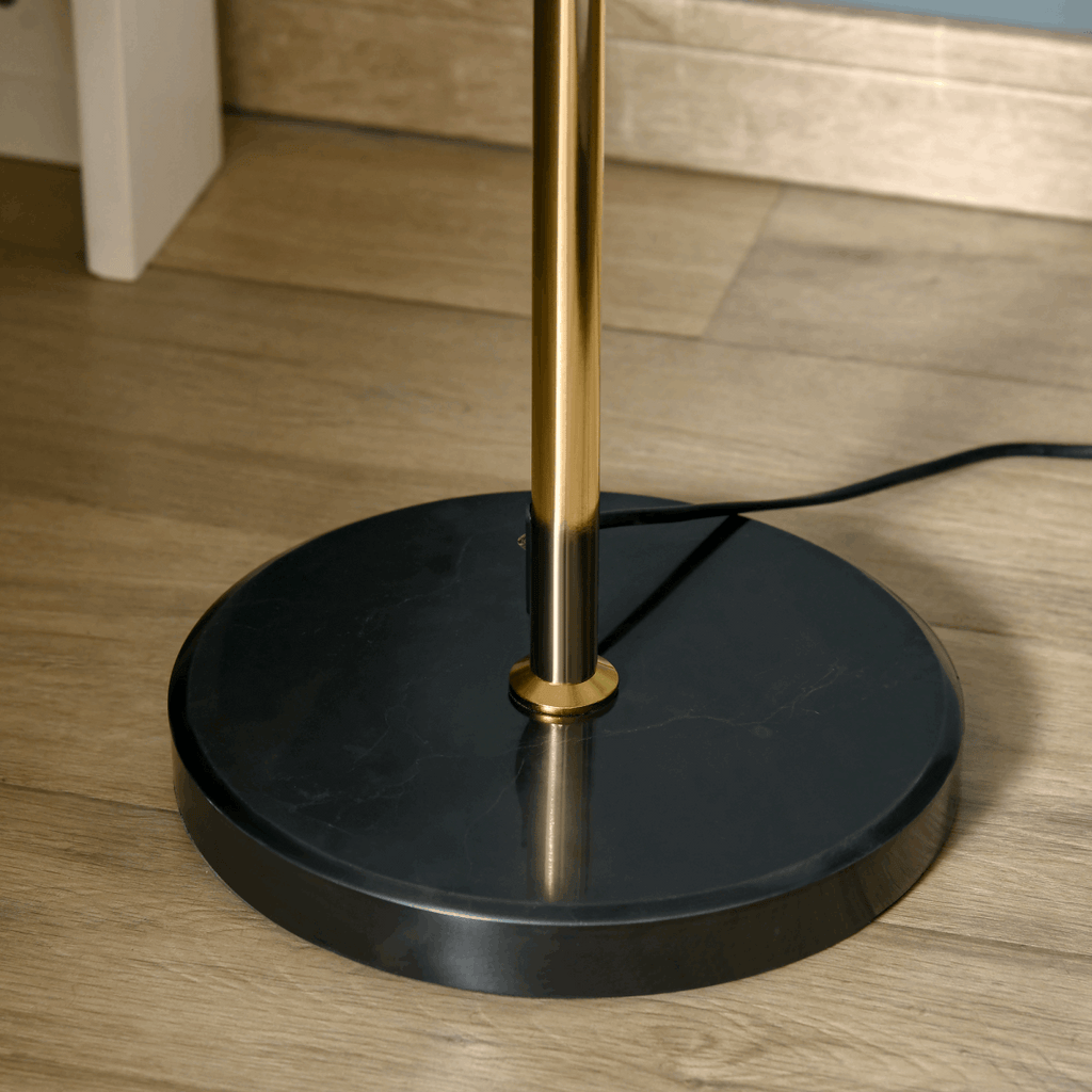 HOMCOM Modern Floor Lamp with Dandelion-like Lampshade for Bedroom HOMCOM