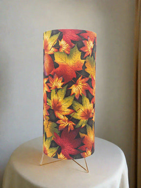 Autumn Maple Leaves Fabric Handmade Table Lamp No Electricals Shades 4 Seasons