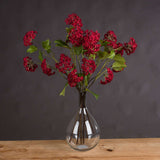 Shades 4 Seasons Autumnal Viburnum Single Stem Flower RED PLASTIC Shades 4 Seasons