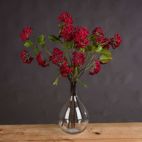 Shades 4 Seasons Autumnal Viburnum Single Stem Flower RED PLASTIC Shades 4 Seasons