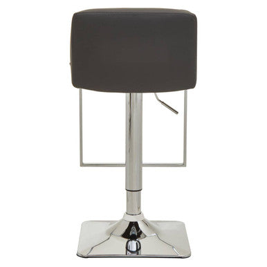 Orsina Bar Stool with Adjustable Height and Modern Chrome Base for Contemporary Interiors