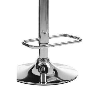 Orsina Bar Stool with Chrome Finish and Footrest for Modern Bar Seating