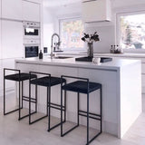 Modern Nisu Home Bar Stool in a sleek kitchen setting with a minimalist design