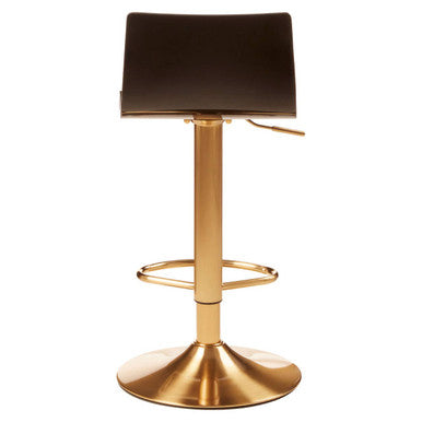 Orsina Bar Stool with Adjustable Height and Stylish Gold Base for Modern Interiors