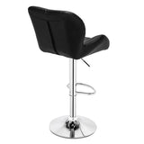 2pcs SSJ-275 Oblique Checks Bar Stool Black Kitchen Essentials
