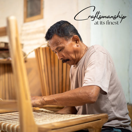 Artisan crafting a Bar Stool showcasing traditional craftsmanship and attention to detail