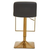 Orsina Bar Stool with Adjustable Height and Stylish Gold Base for Modern Interiors