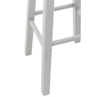 Orsina Bar Stool featuring a sleek white design with sturdy legs for modern seating