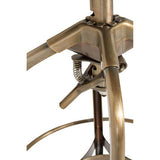 Orsina Bar Stool Adjustable Height Mechanism with Elegant Bronze Finish