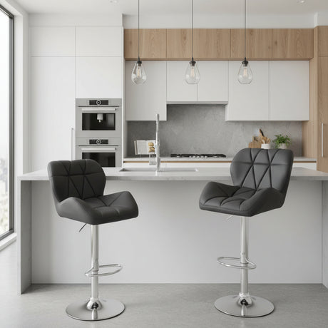 Stylish Black Bar Stool by Kitchen Essentials Default Title Kitchen Essentials