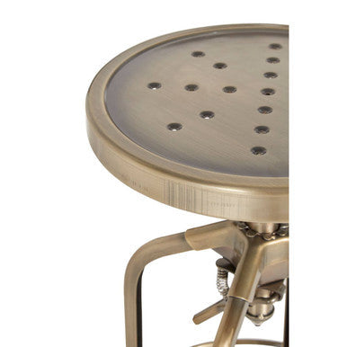 Orsina Bar Stool with Adjustable Height and Stylish Metal Finish for Modern Seating