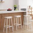 Nisu Home Bar Stool in White, perfect for modern kitchens and stylish dining areas