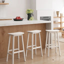 Nisu Home Bar Stool in White, perfect for modern kitchens and stylish dining areas