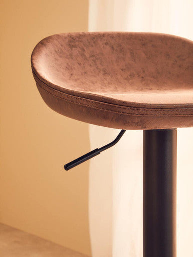 Dalston Set Of Two Mocha Bar Stools Orsina