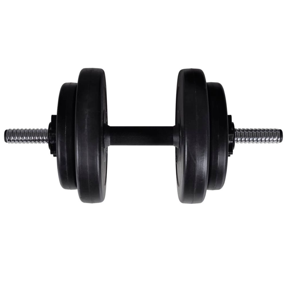 vidaXL Barbell And Dumbbell Set - Adjustable Weights vidaXL
