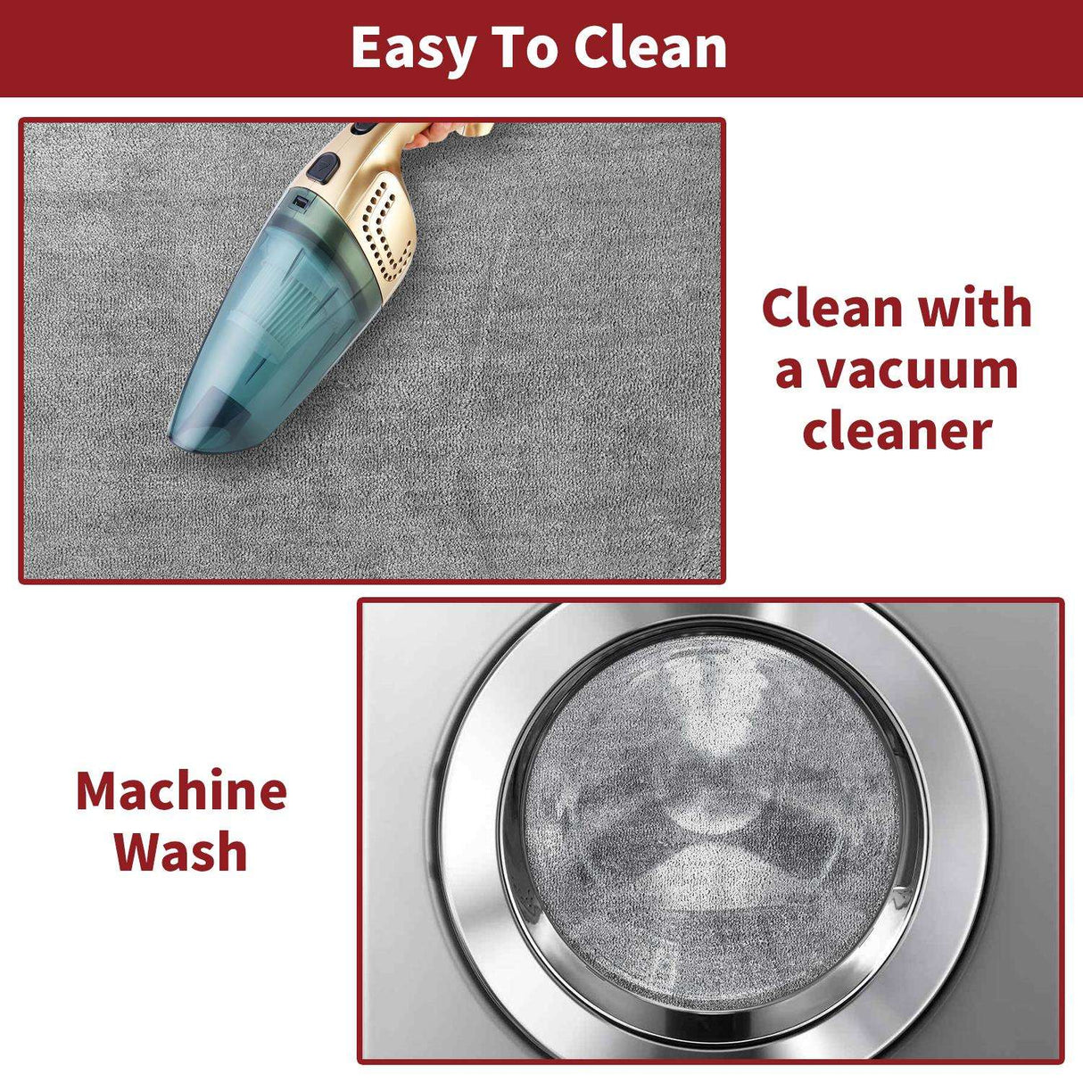 Vinsani Bath Mat 50X80cm Light Grey Vinsani