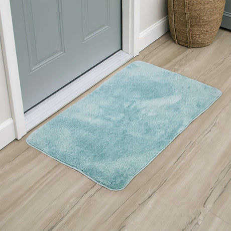 Vinsani Bath Mat 50X80cm Light Blue Vinsani