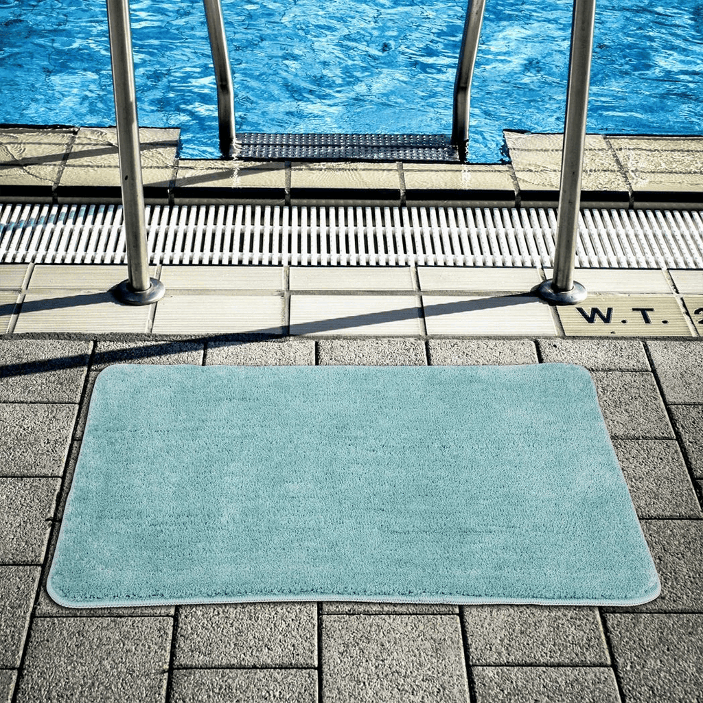 Vinsani Bath Mat 50X80cm Light Blue Vinsani