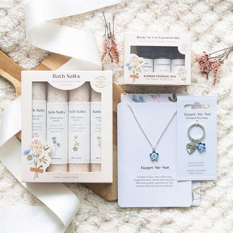 Himalayan Bath Salt Set with Essential Oils - Relax & Unwind N/A