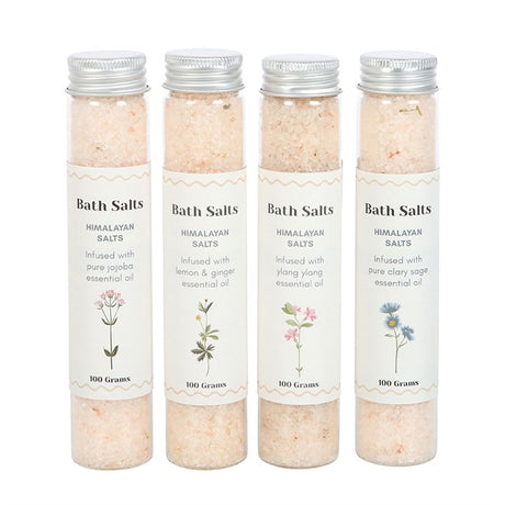 Himalayan Bath Salt Set with Essential Oils - Relax & Unwind N/A