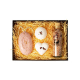 Eco Bath London Bath Set with Handmade Soaps and Relaxing Bath Salts in a Decorative Box