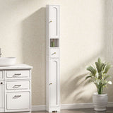 Wise Galleria Bathroom Cabinet in White with a Sleek Design and Storage Features