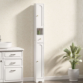 Wise Galleria Bathroom Cabinet in White with a Sleek Design and Storage Features