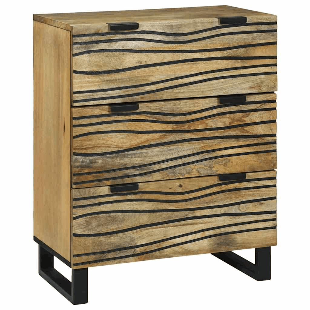 vidaXL Bathroom Furniture Set with Drawer 3 pcs Brown 180 x 33 x 75 cm vidaXL