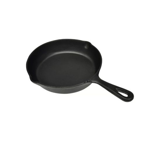 vidaXL BBQ Steak Pans Set of 3 Cast Iron Skillets vidaXL