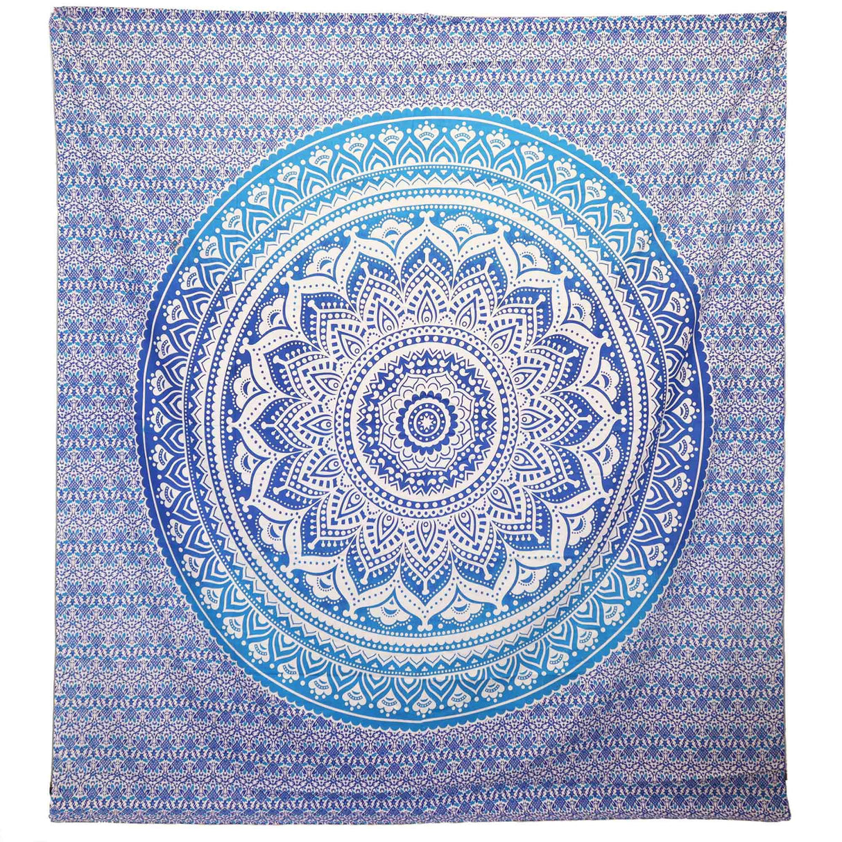 Wall Hanging and Beach Spread - Umrao Mandala - Blue AW Dropship UK