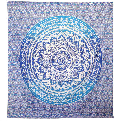 Wall Hanging and Beach Spread - Umrao Mandala - Blue AW Dropship UK