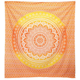 Wall Hanging and Beach Spread - Umrao Mandala - Orange AW Dropship UK