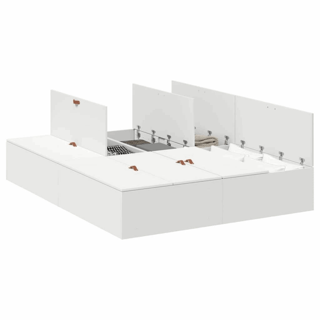 vidaXL Bed Frame White 200 x 160 x 31.5 cm Engineered wood vidaXL