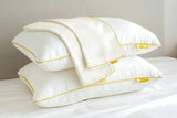 Brightr Sleep Pillow Protector Bundle featuring soft, adjustable anti-allergy pillows for ultimate comfort