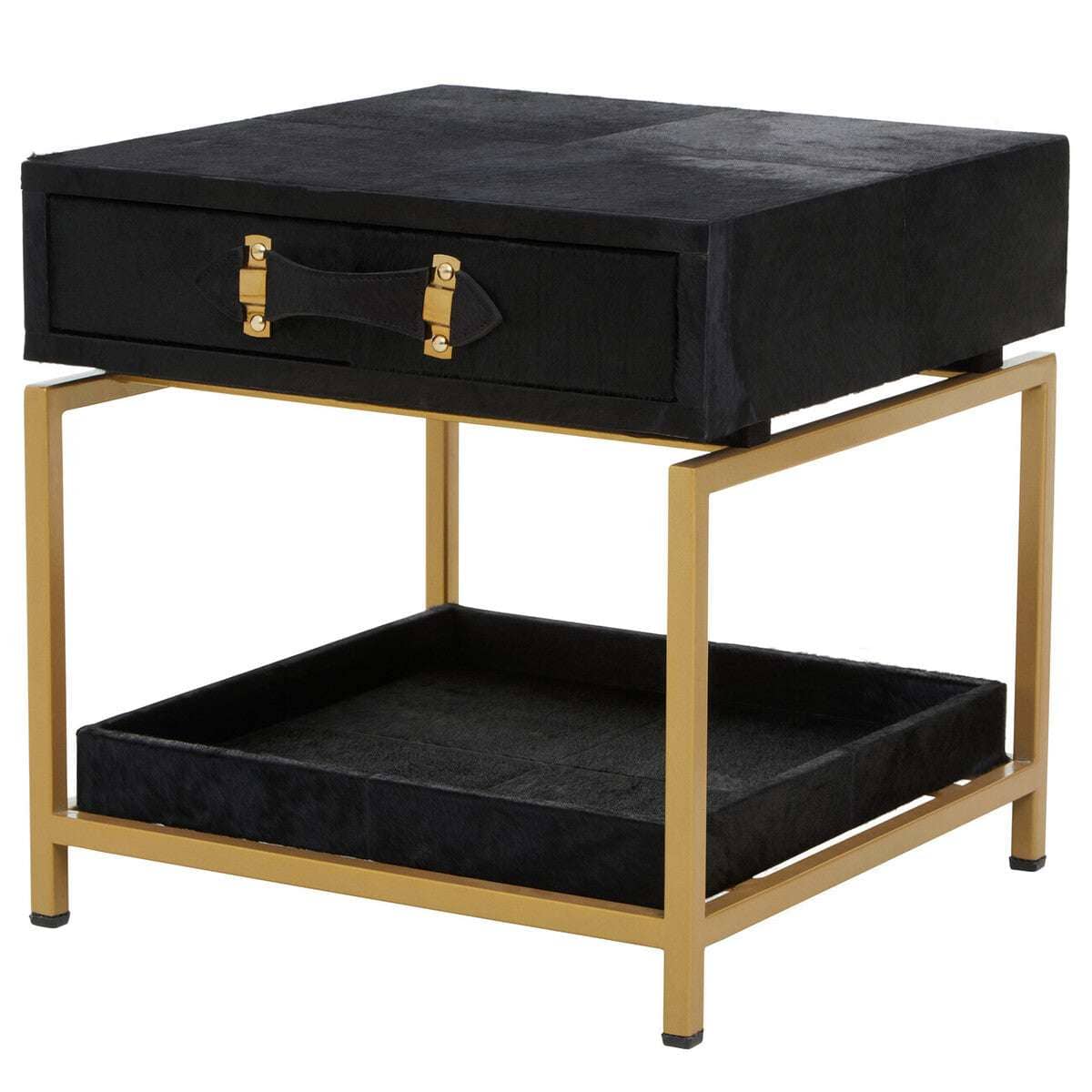 Kensington Townhouse Hair On Hide Bedside Table Orsina