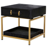 Kensington Townhouse Hair On Hide Bedside Table Orsina