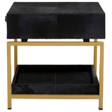 Kensington Townhouse Hair On Hide Bedside Table Orsina