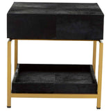 Kensington Townhouse Hair On Hide Bedside Table Orsina