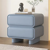 Modern Klassyx Bedside Table in Blue with Stylish Storage for Bedroom Decor