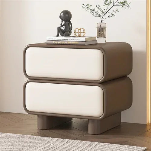 Klassyx stylish bedside table with two drawers and a minimalist design for modern bedrooms