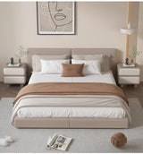 Modern Klassyx bedside table in a stylish bedroom setting with a neutral colour palette