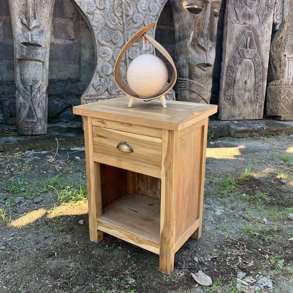 Bedside Table - Classic - Recycled Wood AW-Dropship