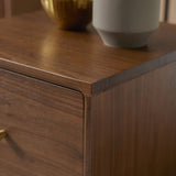 Fishe and Lilly Bedside Table with a sleek wooden finish and stylish modern design