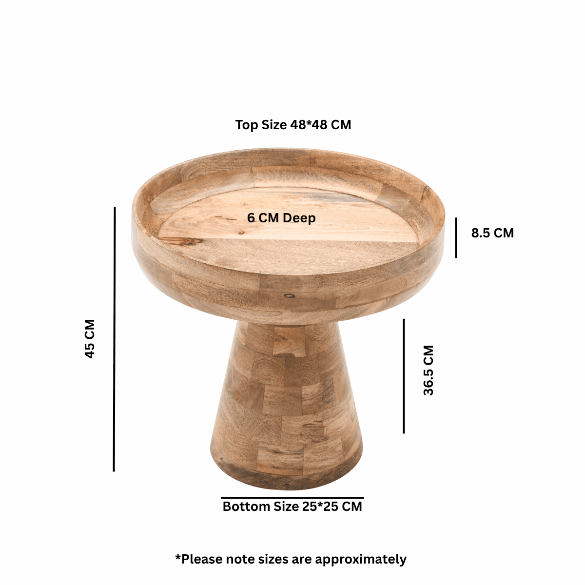 Verty Furniture Stylish Wooden Bedside Table for Home Verty Furniture