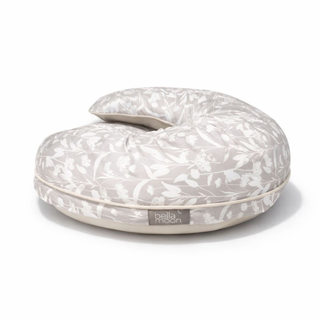 BellaMoon Body Pillow with a soft floral pattern for comfortable support during sleep
