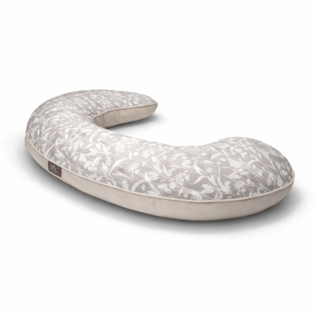 BellaMoon Body Pillow in a stylish floral design for ergonomic support and comfort