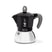 Bialetti Moka Induction Coffee Maker in black and silver for stovetop brewing