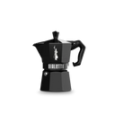 Bialetti Moka Express Coffee Maker in Black for brewing traditional Italian coffee