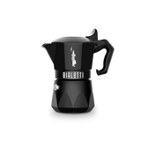 Bialetti Moka Express Coffee Maker in Black with Iconic Design for Authentic Italian Coffee